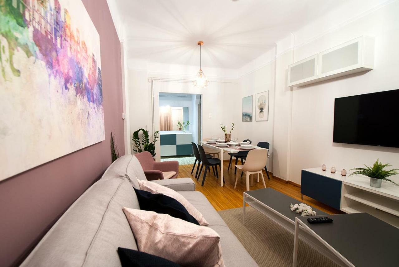Large, Sunny, Modern Apartment Fully Renovated, Next To Agia Sofia Tesalónica Exterior foto